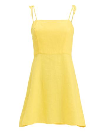 Honorine Poppy Mini Dress Yellow L
