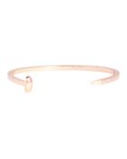 Giles & Brother Rose Polished Skinny Railroad Cuff