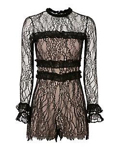 Alexis Elise Lace Romper
