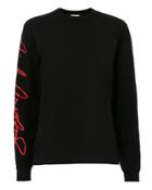 Re/done Cindy Crawford Signature Long-sleeved T-shirt Black S
