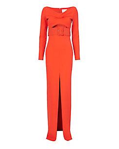 Solace London Adalene Belted Maxi Dress
