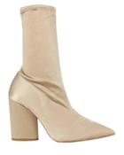 Yeezy Satin Stretch Booties Gold 37