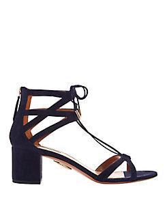 Aquazzura Beverly Hills Suede Sandals
