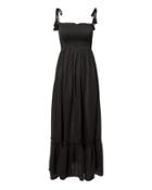 Coolchange Piper Smocked Maxi Dress Black S