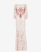 Johanna Ortiz Embellished Poplin Maxi Dress
