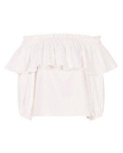 Alexis Barbie White Off-the-shoulder Top