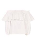 Alexis Barbie White Off-the-shoulder Top