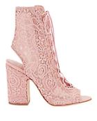 Laurence Dacade Nelly Pink Lace Booties