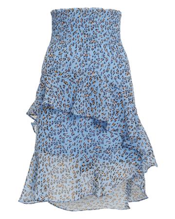 Munthe Anchor Skirt Periwinkle Leopard 42