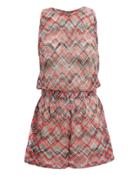 Missoni Mare Zig Zag Romper Red/black 40