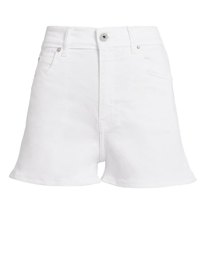 Eve Denim Leo Blanc Denim Shorts White 25