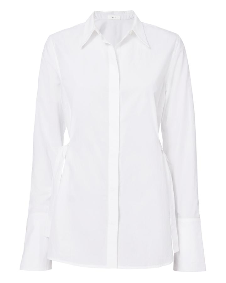 A.l.c. On Duty Lyle Poplin Tie Side Shirt