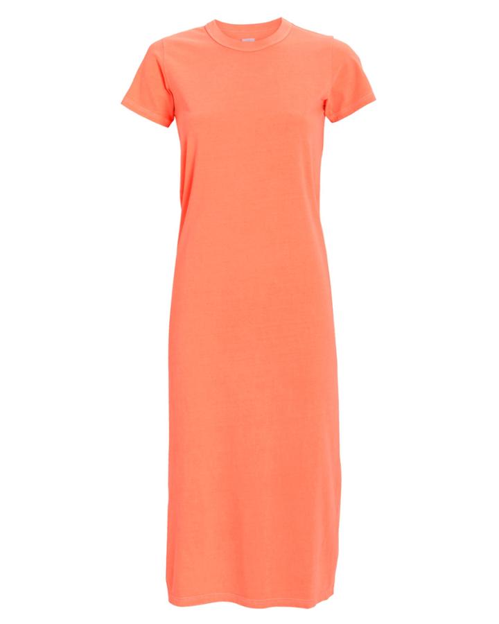 Nsf Leah Jersey T-shirt Dress Neon Coral P