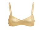 Solid & Striped Rachel Gold Bikini Top Gold P