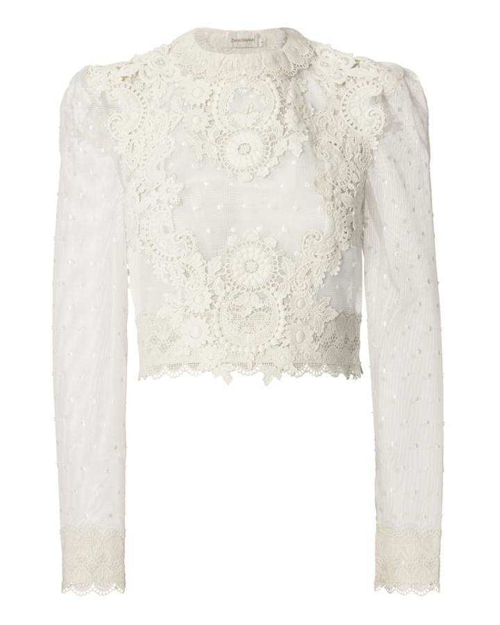 &quot;zimmermann Bowerbird Lace Top&quot;