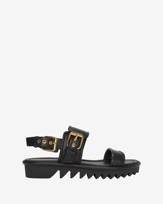 Giuseppe Zanotti Double Strap Razor Sole Flat Sandal
