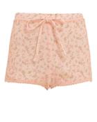 Love Shack Fancy Loveshackfancy Layla Shorts Blush/floral S