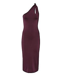 Cushnie Et Ochs Gloss Jersey Twist Strap Dress