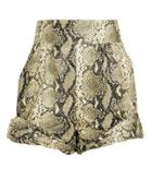 Philosophy Di L.serafini Philosophy Di Lorenzo Serafini Snakeskin Print Shorts Beige Snakeskin Print 38