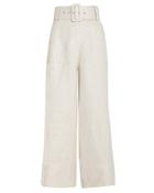 Shona Joy Hamilton Linen Trousers Beige 10