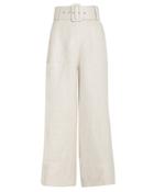 Shona Joy Hamilton Linen Trousers Beige 10