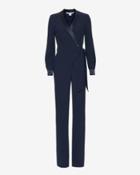Diane Von Furstenberg Margot Wrap Jumper: Navy