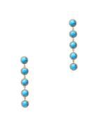 Susan Hanover 5 Stud Turquoise Drop Earrings Turquoise 1size