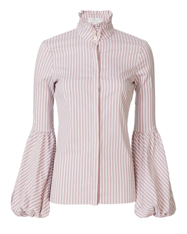 Caroline Constas Jacqueline Striped Blouse