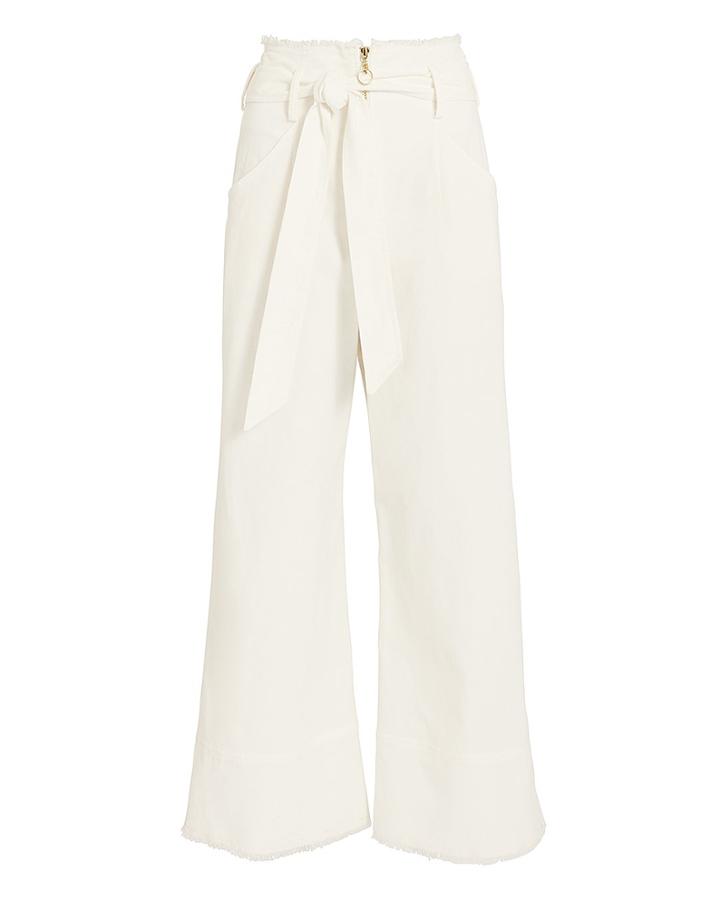 Exclusive For Intermix Intermix Julia Corduroy Wide Leg Pants Beige 6