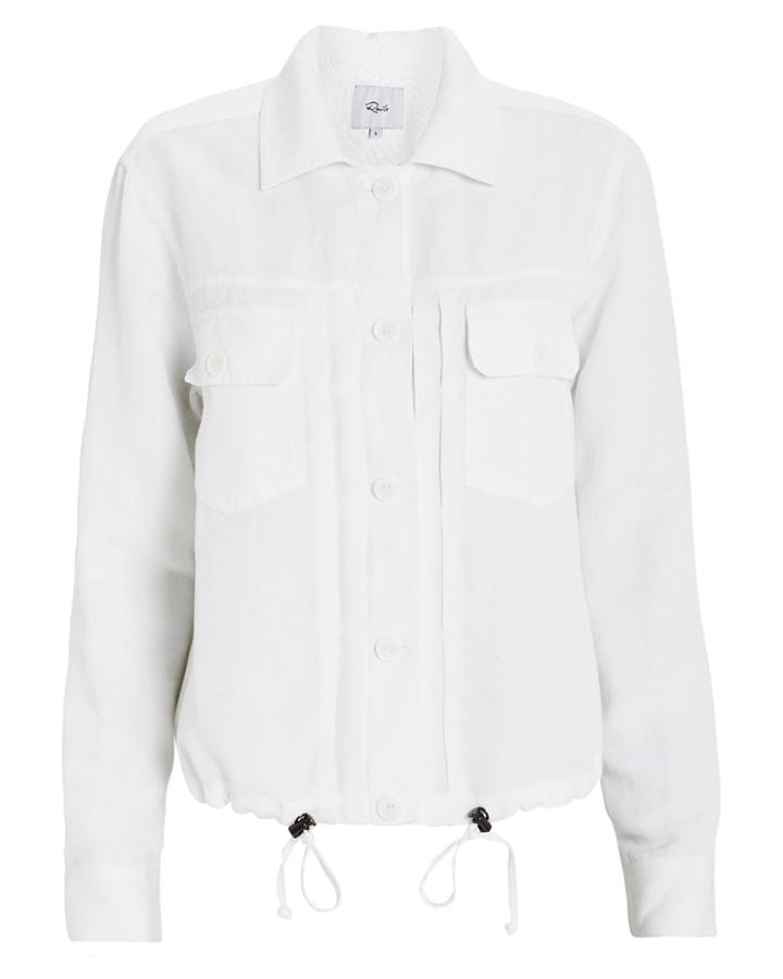 Rails Morrison Linen Blend Jacket White M