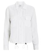 Rails Morrison Linen Blend Jacket White M