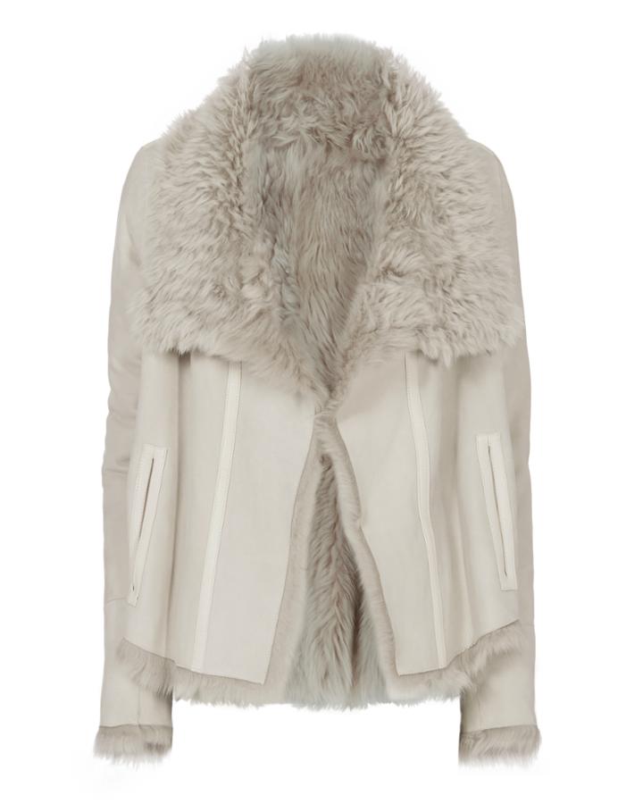 &quot;yves Salomon Toscana Reversible Shearling Lamb Jacket&quot;