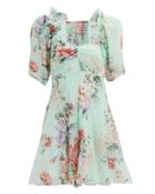 Alice Mccall Peony Mini Dress Mint/floral 4