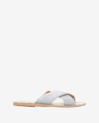 Ancient Greek Sandals Thais Haircalf Flat Sandals: Grey