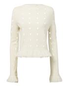 Zoe Jordan Lyde Fringe Sweater Ivory S