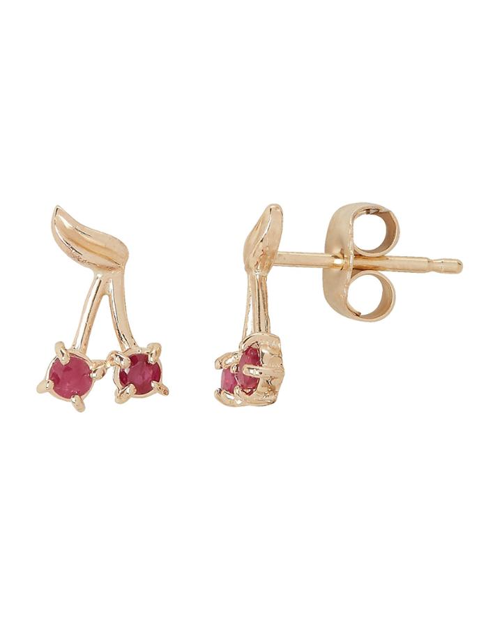 Ariel Gordon Jewelry Ariel Gordon Ruby Cherry Bomb Studs Red-med 1size