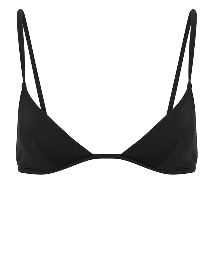 Solid & Striped Lulu Bikini Top Black S