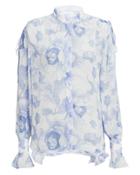 Lover Fleur Blouse Blue/floral 2