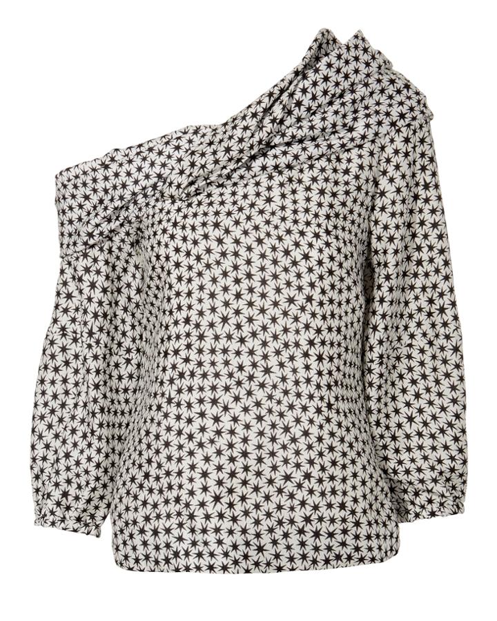Hellessy Star Printed Blouse White 2