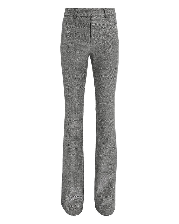 Anine Bing Ace Metallic Gunmetal Trousers Gunmetal Silver P