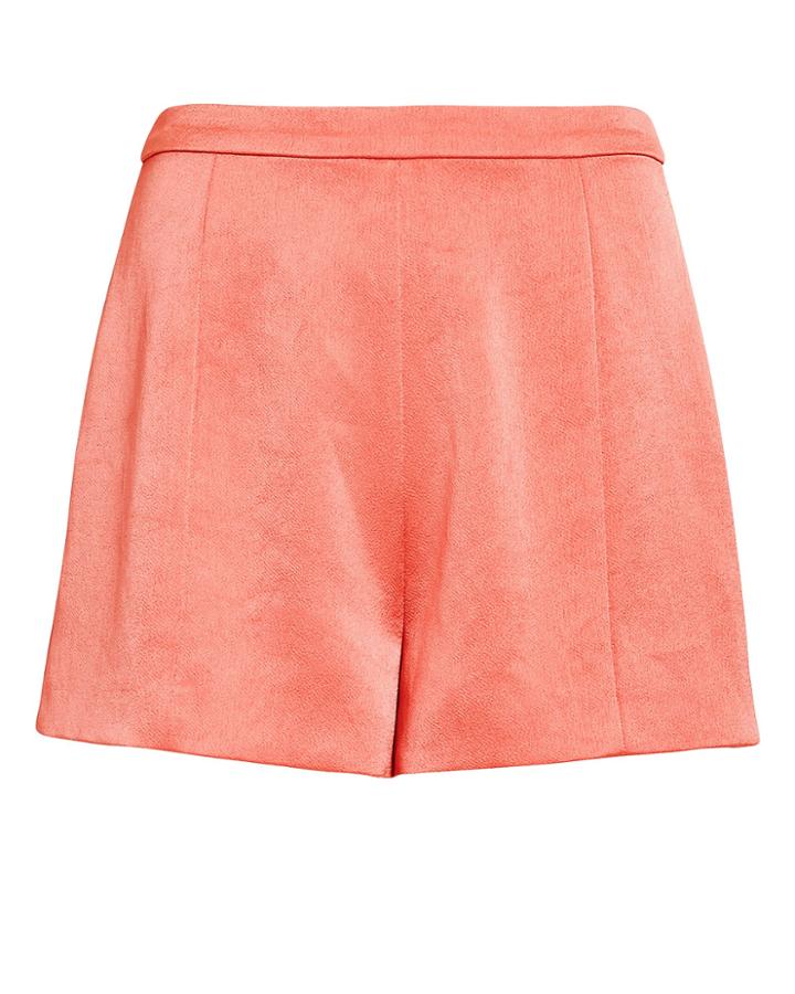 Alexis Chance Pink Silk Shorts Pink M