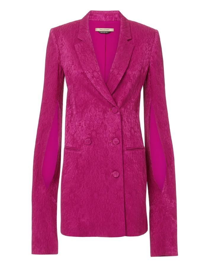 Hellessy Thatcher Blazer Dress Pink-drk 4