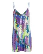 Fleur Du Mal Pastel Sequin Slip Mini Dress Multi 4