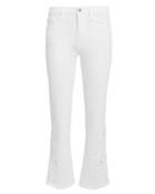 Frame Le Crop Mini Boot White Jeans White Denim 30