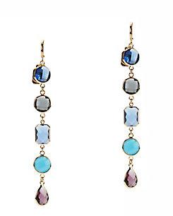 Haus Of Topper Crystal Drop Earrings
