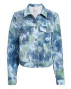 3.1 Phillip Lim Tie-dye Denim Jacket Blue-green Tie-dye 4