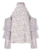 Exclusive For Intermix Nora Cold Shoulder Top