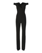 L'agence Dauphine Velvet Trim Jumpsuit