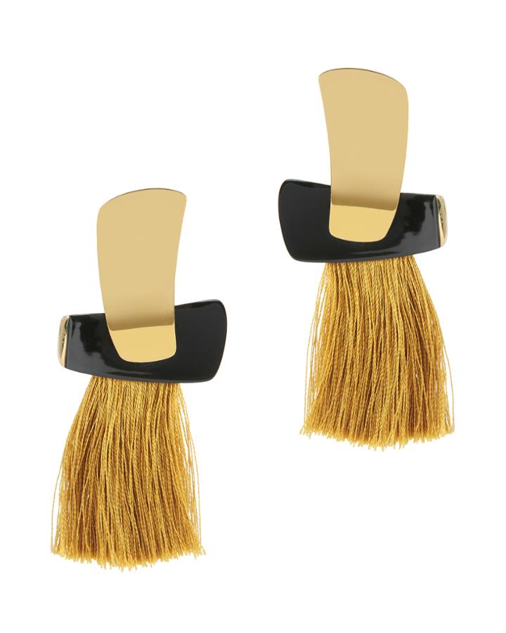 Lizzie Fortunato Totem Fringe Earrings