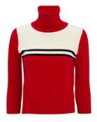 Madeleine Thompson Alice Turtleneck Sweater Red-drk S